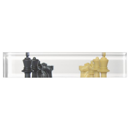 Schach-Meister Namensplakette (Vorderseite)