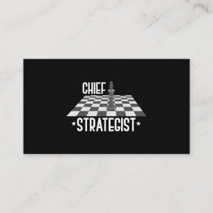 Schach mit Che strategen Ich gewinne immer diese Visitenkarte