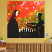 Schach mit dem Tod spielen Leinwanddruck (Insitu (Wohnzimmer))