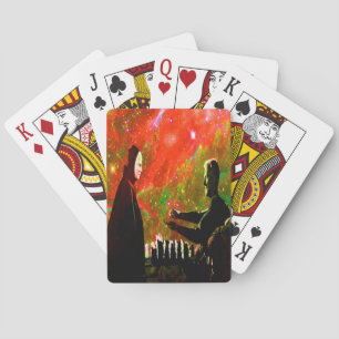 Schach mit dem Tod spielen Spielkarten