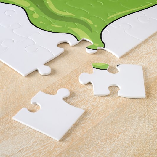 Schach mit Schachbrett Puzzle (Seite)