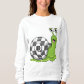 Schach mit Schachbrett Sweatshirt (Vorderseite)