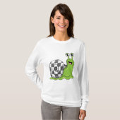 Schach mit Schachbrett T-Shirt (Vorne ganz)