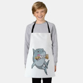 Schach mit Schachstück King Schürze (Getragen)