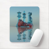 Schach Mousepad - Ritter-Schach König-Königin (Mit Mouse)