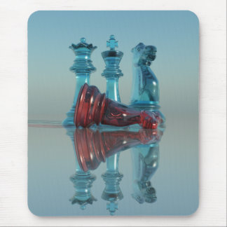 Schach Mousepad - Ritter-Schach König-Königin