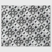 Schach-Muster Geschenkpapier (Flach)