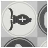 Schach-Muster Stoff (Nahaufnahme)