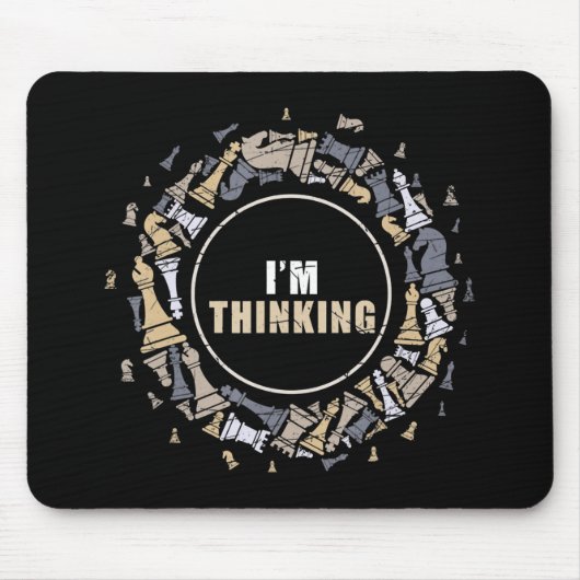 Schach Nerd Schach Lover Geschenk Schach Mousepad (Vorne)