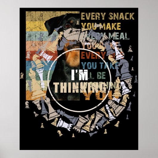 Schach Nerd Schach Lover Geschenk Schach Poster (Vorne)