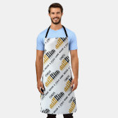 Schach nie ein veraltetes Set, das das Schachspiel Schürze (Getragen)