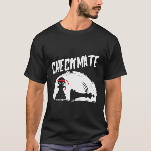 Schach Ninja Fun Chessmaster Schach Lover Geschenk T-Shirt (Vorderseite)