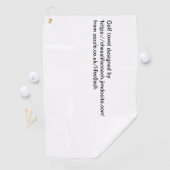 Schach- oder Golfhandtuch (Insitu)