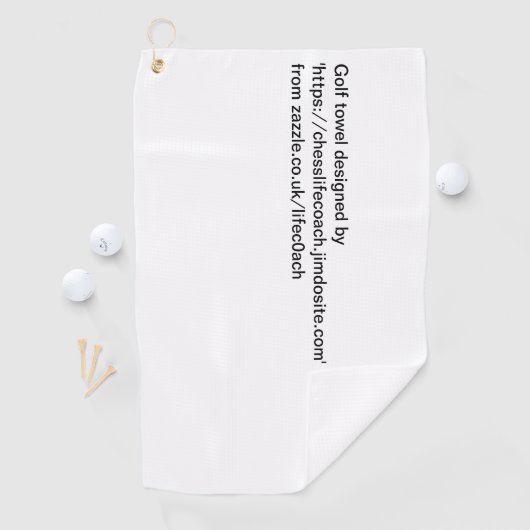 Schach- oder Golfhandtuch (Insitu)