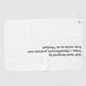 Schach- oder Golfhandtuch (Horizontal)