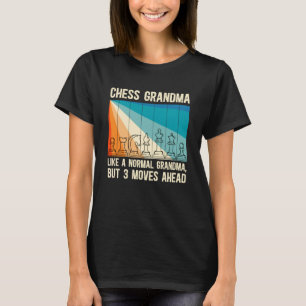 Schach-Oma einer Schachspieler-Großmutter-Definiti T-Shirt