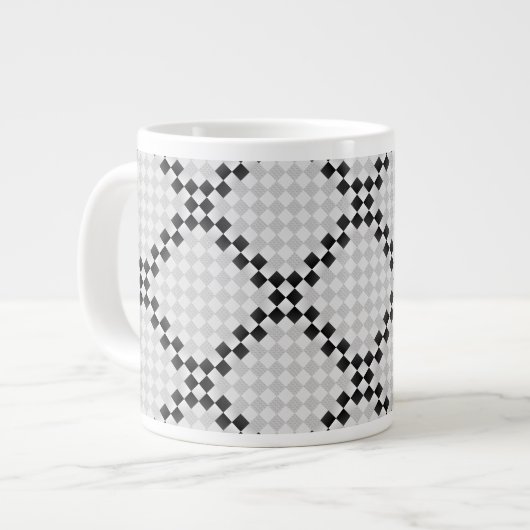 Schach Pad Jumbo-Tasse (Vorderseite Links)