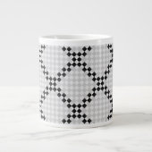 Schach Pad Jumbo-Tasse (Vorderseite)