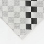 Schach Pad von Kenneth Yoncich Fleecedecke (Ecke)