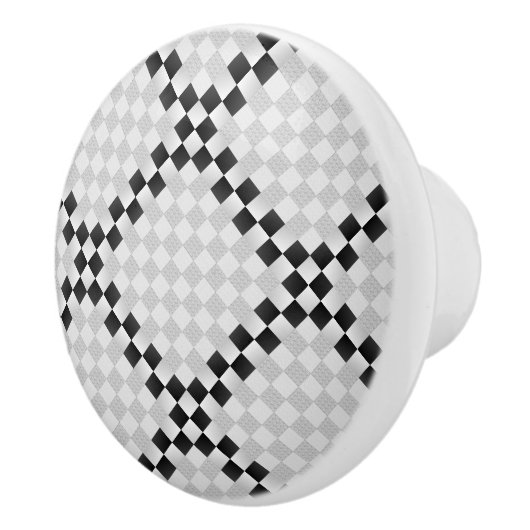 Schach Pad von Kenneth Yoncich Keramikknauf (Rechts)
