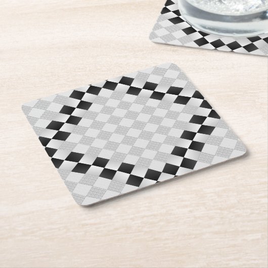 Schach Pad von Kenneth Yoncich Rechteckiger Pappuntersetzer (angewinkelt)