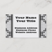 Schach Pad von Kenneth Yoncich Visitenkarte (Rückseite)