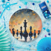 Schach Pappteller (Party)