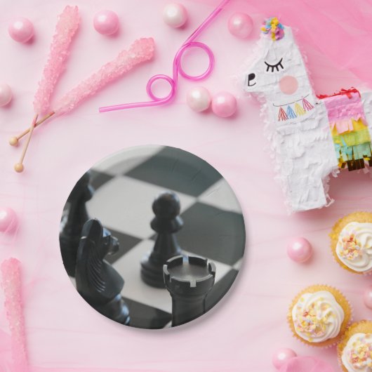 Schach Pappteller (Party)