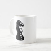 Schach - Pferd Kaffeetasse (Vorderseite Links)