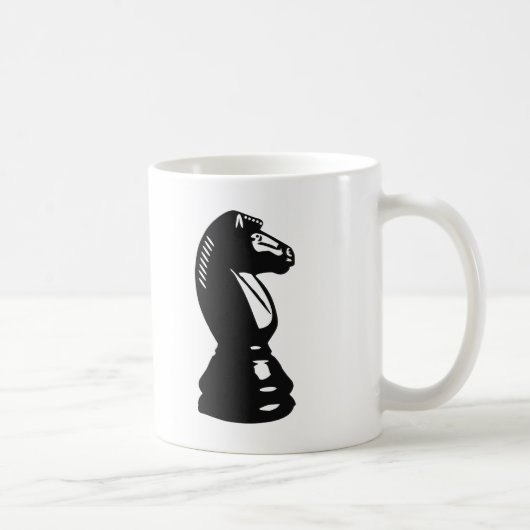 Schach - Pferd Kaffeetasse (Rechts)