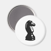Schach - Pferd Magnet (Vorderseite/Rückseite)