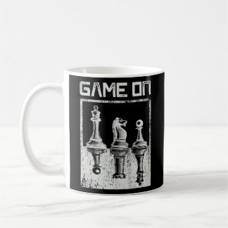 Schach Phantastisches Vintages Spiel auf Großmeist Kaffeetasse