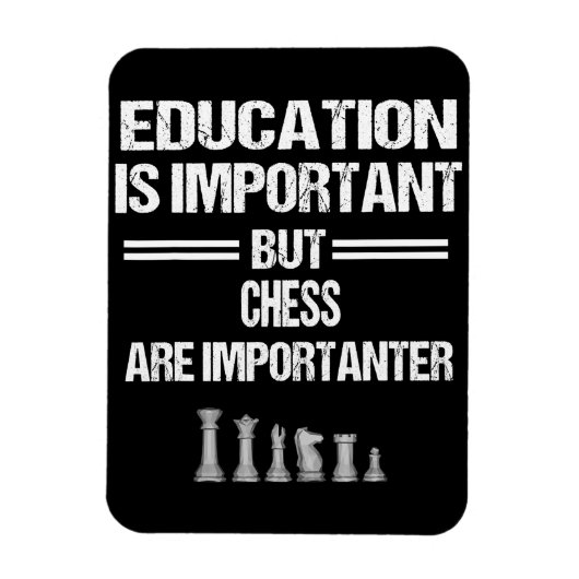Schach Piece Bildung Spaß Sarcastic Funny Christ Magnet (Vertikal)
