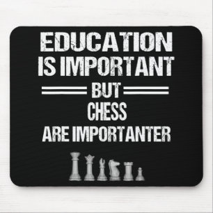 Schach Piece Bildung Spaß Sarcastic Funny Christ Mousepad