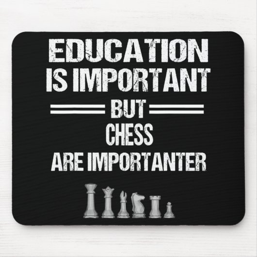 Schach Piece Bildung Spaß Sarcastic Funny Christ Mousepad (Vorne)