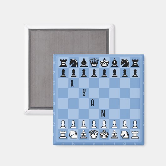Schach Piece Board Magnet (Vorderseite/Rückseite)