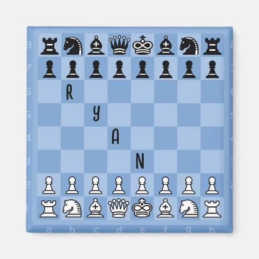 Schach Piece Board Magnet (Vorne)