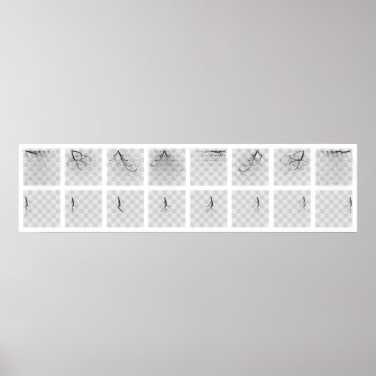 Schach-Piece-Reisen (schwarze Seite) Poster (Vorne)