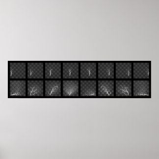 Schach-Piece-Reisen (Weiße Seite) Poster