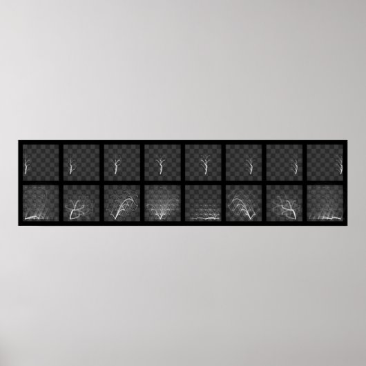 Schach-Piece-Reisen (Weiße Seite) Poster (Vorne)