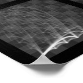 Schach-Piece-Reisen (Weiße Seite) Poster (Ecke)