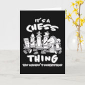 Schach-Piece Schach-Player Schachspiel Geschenk Karte (Gelbe Blume)