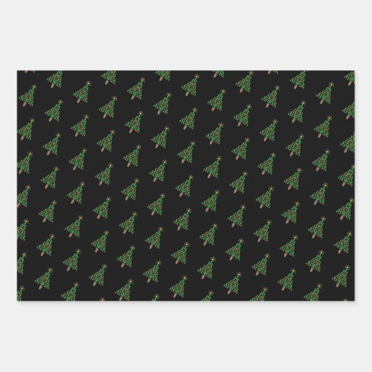 Schach-Piece Weihnachtsbaum Geschenkpapier Set (Vorderseite 3)