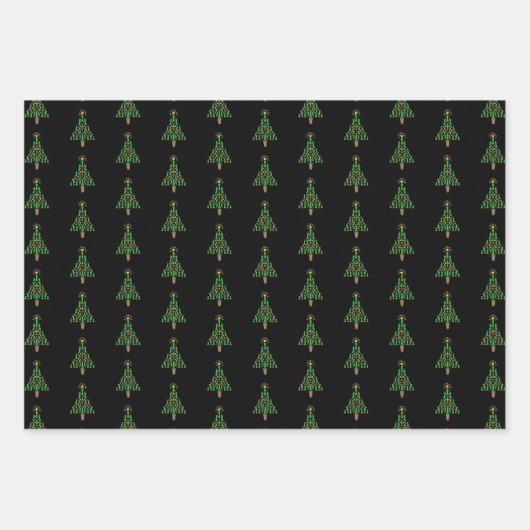 Schach-Piece Weihnachtsbaum Geschenkpapier Set (Vorderseite 2)