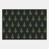 Schach-Piece Weihnachtsbaum Geschenkpapier Set (Vorderseite)