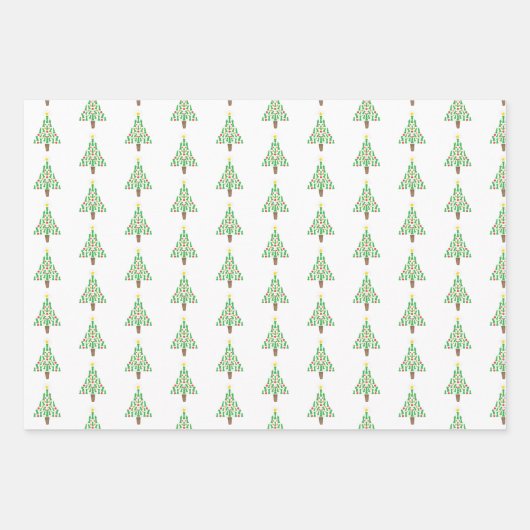 Schach-Piece Weihnachtsbaum Geschenkpapier Set (Vorderseite 2)