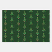 Schach-Piece Weihnachtsbaum Geschenkpapier Set (Vorderseite)