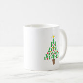 Schach-Piece Weihnachtsbaum Kaffeetasse (VorderseiteRechts)