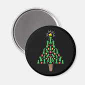 Schach-Piece Weihnachtsbaum Magnet (Vorderseite/Rückseite)
