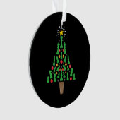 Schach-Piece Weihnachtsbaum Ornament (Vorderseite)
